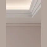 Потолочный плинтус Cosca Decor KX029, 55х39x2000, экополимер