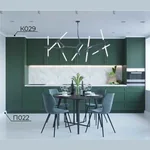 Потолочный плинтус Cosca Decor KX029, 55х39x2000, экополимер