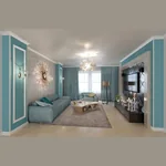 Потолочный плинтус Cosca Decor KX028, 75х75x2000, экополимер