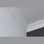 Потолочный плинтус Cosca Decor KX028, 75х75x2000, экополимер