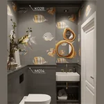 Потолочный плинтус Cosca Decor KX028, 75х75x2000, экополимер