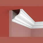 Потолочный плинтус Cosca Decor KX027, 80х80x2000, экополимер