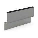 Теневая рейка Laconistiq micro (скрытый наличник) RAL 9016 черный муар (93х15,7х1000мм)