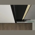 Теневая рейка Laconistiq micro (скрытый наличник) RAL 9016 черный муар (93х15,7х1000мм)