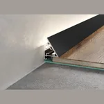 Микроплинтус Laconistiq LIGHT черный анодированный (2450х5х16х25мм)