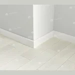 Напольный плинтус Parquet Light Белый SK 13-0 (2200х80х12.5мм)