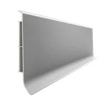 Высокий тонкий плинтус VOX LINELA 411 SILVER серебро