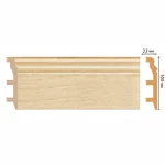 Плинтус напольный DECOMASTER D232-71ДМ (100*22*2400мм)