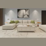 Каменный MSPC ламинат Stone Floor Бело-серый Мрамор 2820-4 MP 1220х234х8 мм
