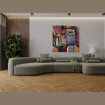 Каменный SPC ламинат CronaFloor Herringbone 2.0 Дуб Лион H012 (640х128х4,5мм)