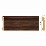 Плинтус напольный DECOMASTER D005-438ДМ (79*13*2400мм)