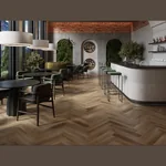 Каменный SPC ламинат CronaFloor Herringbone 2.0 Дуб Авиньон H019 (640х128х4,5мм)