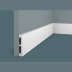 Плинтус из дюрополимера Cosca Decor PX048, 80х15x2000, экополимер