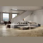 Кварцевый SPC ламинат Home Expert Parquet 33-6191-1 Дуб Хьюго 615*123*4мм, крашеная фаска