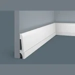 Плинтус из дюрополимера Cosca Decor PX023, 90х20x2000, экополимер