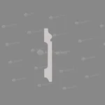 Напольный плинтус Tanle TL018001 Эрсе (2000х80х12мм)