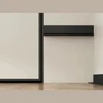 Микроплинтус Laconistiq MICRO L Чёрный анодированный (2450х25.8х16.2х5мм)