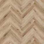 Каменный SPC ламинат CronaFloor Herringbone Дуб Монпелье H004 (640х128х4,5 мм)