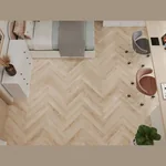 Каменный SPC ламинат CronaFloor Herringbone Дуб Дижон H010 (640х128х4,5 мм)