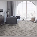 Каменный SPC ламинат CronaFloor Herringbone Дуб Тулон H009 (640х128х4,5 мм)