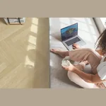 Плитка ПВХ Quick Step Vinyl Flex Pristine Дуб безмятежный натуральный светлый SGHBC20331 (740x129x2,5 мм)