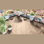 Кварцвиниловая клеевая плитка Alpine Floor Parquet LVT Дуб Макадамия ЕСО 16-10