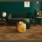 Каменный ламинат SPC ABERHOF Chevron 2196 Marengo Oak