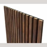Акустические стеновые панели Cosca Decor, войлок черный, ДУБ БАРОН ТЕМНЫЙ (2750х600 мм)