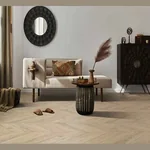 Каменный ламинат SPC ABERHOF Chevron 8816 Dunkirk Oak