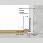 Микроплинтус Laconistiq L MAX Золотой анодированный (2450х4,9х16,2х35,6мм)