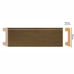 Плинтус напольный DECOMASTER D234-88ДМ (58*16*2400мм)