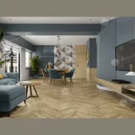 Кварцвиниловая клеевая плитка Alpine Floor Parquet LVT Дуб Кастор ECO 16-34
