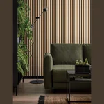 Планка правая LINERIO М-LINE NATURAL BLACK ( Дерево на черном фоне )