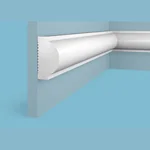 Декоративный молдинг для стен Cosca Decor MX040, 15х8x2000, экополимер