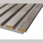 Акустические стеновые панели Cosca Decor, войлок серый, ДУБ ДЫМЧАТЫЙ (2750х600 мм)