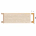 Плинтус напольный DECOMASTER D235-18D/20ДМ (80*17*2400мм)