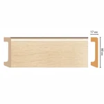 Плинтус напольный DECOMASTER D235-71/20ДМ (80*17*2400мм)