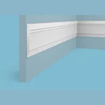 Декоративный молдинг для стен Cosca Decor MX028, 85х12x2000, экополимер