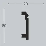Завершающий элемент П 3 (50х20х80 мм)