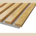 Акустические стеновые панели Cosca Decor, войлок серый, ДУБ МЕДНЫЙ (2750х600 мм)