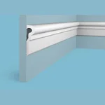 Декоративный молдинг для стен Cosca Decor MX027, 78х24x2000, экополимер