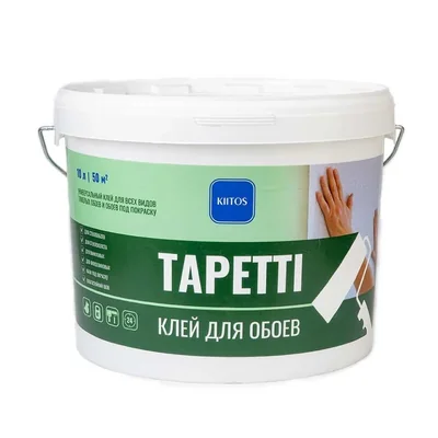 Клей для всех видов тяжелых обоев KIITOS TAPETTI 10 кг