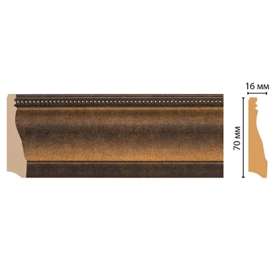 Плинтус напольный DECOMASTER 193-56 (70*16*2400мм)