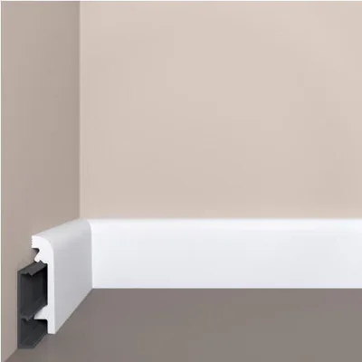 Плинтус напольный Bello Deco П16 80-19 с монтажной планкой (2000х19х80 мм)
