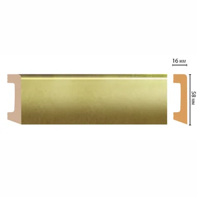Плинтус напольный DECOMASTER D234-374ДМ (58*16*2400мм)
