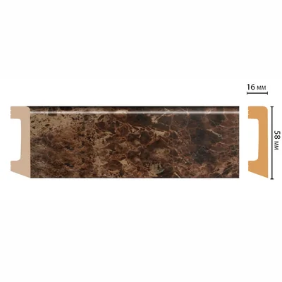 Плинтус напольный DECOMASTER D234-713ДМ (58*16*2400мм)