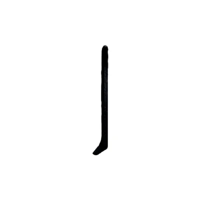 Заглушка левая цинковая Neexy AKBD60-LE-SBL Чёрный муар к алюминиевому плинтусу 60мм