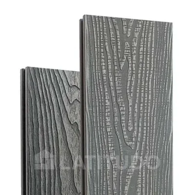 Террасная доска Latitudo 3D-Wood 150х24х3000 Серый