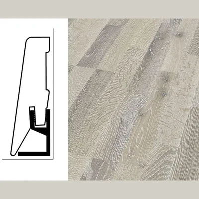 Плинтус Kronotex Ktex1 58х19 мм Дуб Клауд D3066