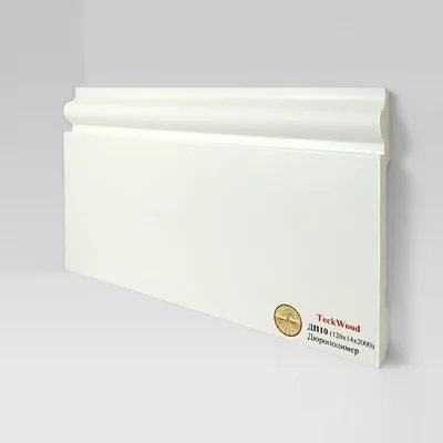 Плинтус Teckwood Белый ДП10 120х14
